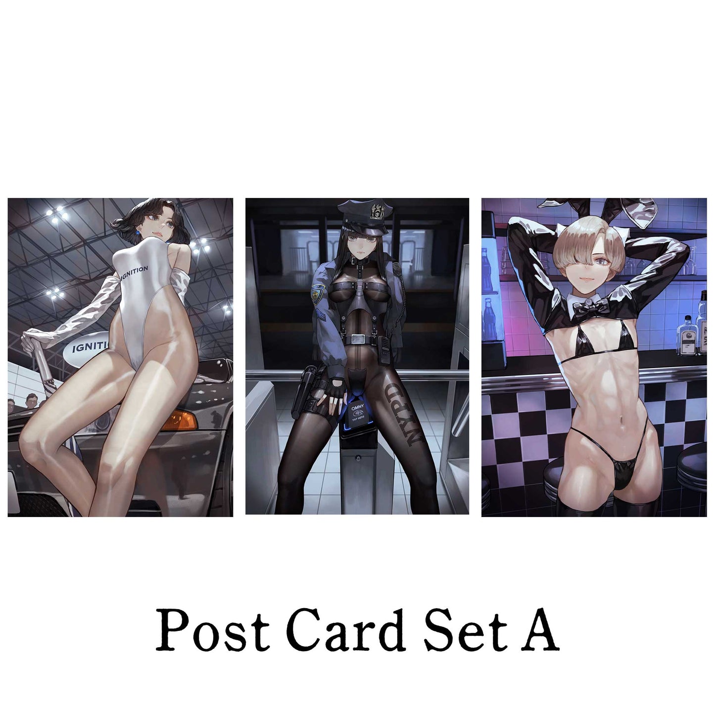 【新作】カオミン ポストカードセット | Post Card Set